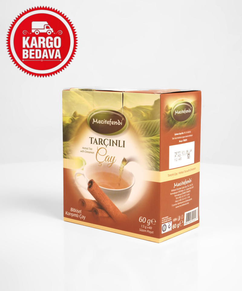 Toptan  Tarçınlı Çay 40’lı Poşet Çay