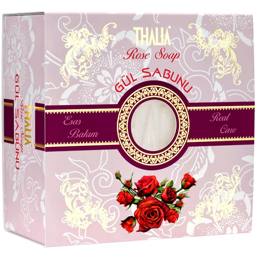 Thalia Sıkılaştırıcı Etkili Gül Özlü Doğal Katı Sabun 150 gr.