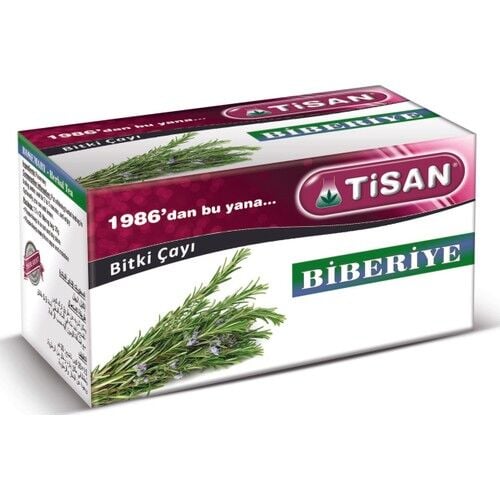 Tisan Biberiye Bitki Çayı 20 Sallama Poşet