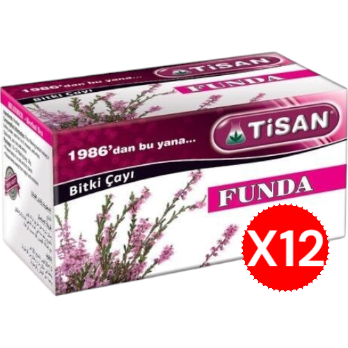 Tisan Funda Çayı 20 Sallama Poşet X12