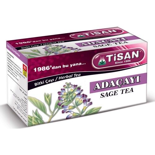 Tisan Adaçayı Bitki Çayı 20 Sallama Poşet 12Adet