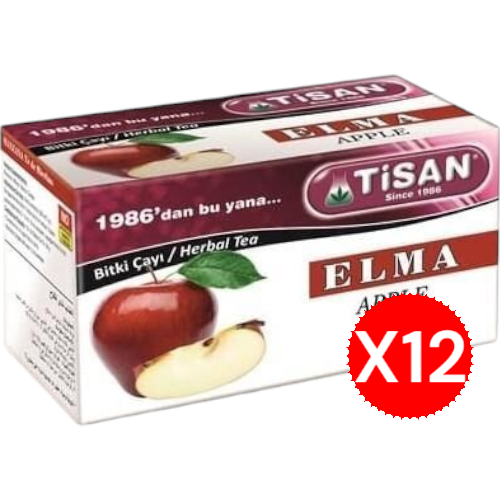 Tisan Elma Çayı 20 Sallama Poşet X12