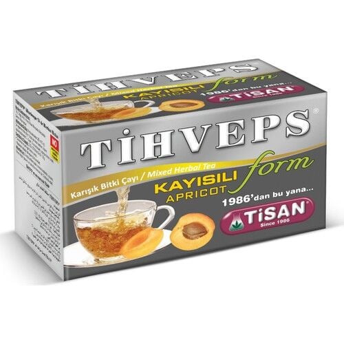 Tisan Tihveps Kayısı Aromalı Form Çayı 20 Süzen Poşet 12Adet
