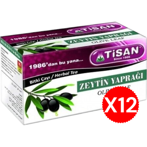 Tisan Zeytin Yaprağı Çayı 20 Sallama Poşet X12