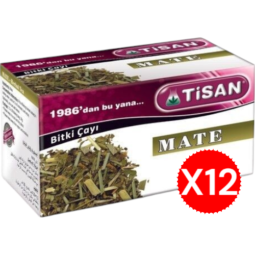 Tisan Mate Çayı 20 Sallama Poşet X12