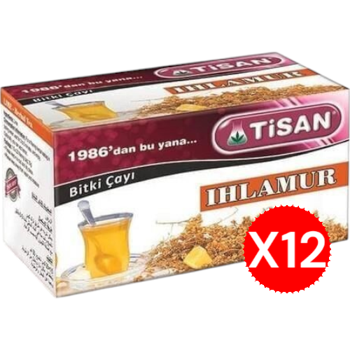 Tisan Ihlamur Çayı 20 Sallama Poşet X12