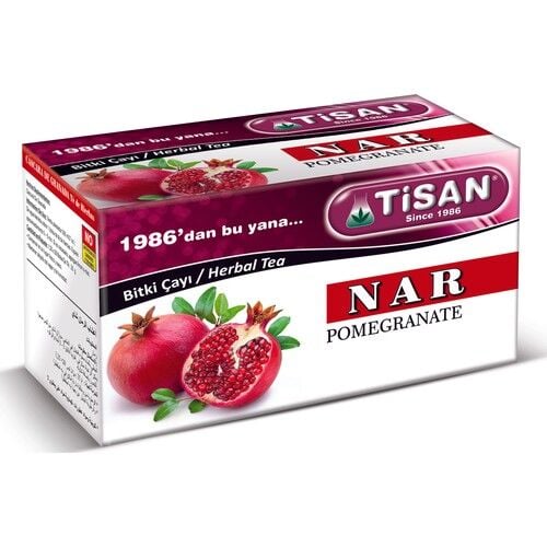 Tisan Nar Bitki Çayı 20 Sallama Poşet 12 Adet
