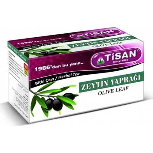 Tisan Zeytin Yaprağı Çayı 20 Sallama Poşet 12 Adet