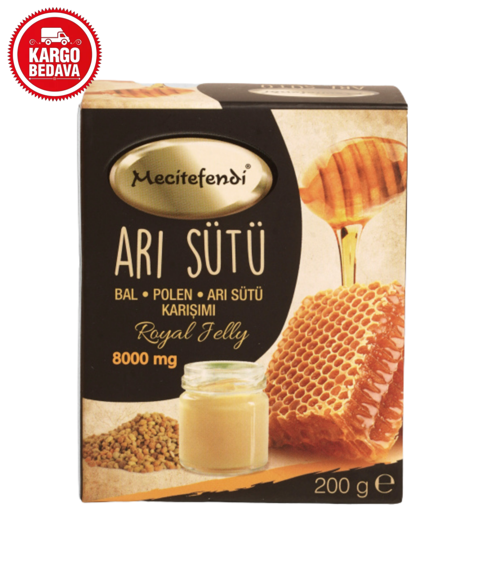 Toptan Arısütü, Bal, Polenlı Macun (8000 Mg) X6