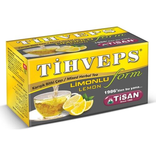 Tisan Tihveps Limon Aromalı Form Çayı 20 Süzen Poşet