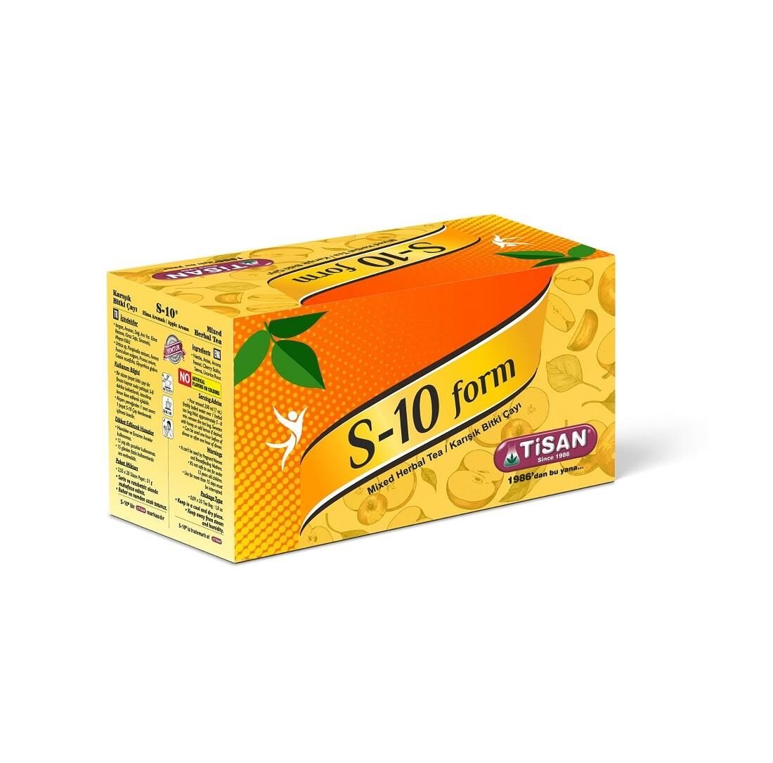 S-10 Elma Aromalı Form Çayı