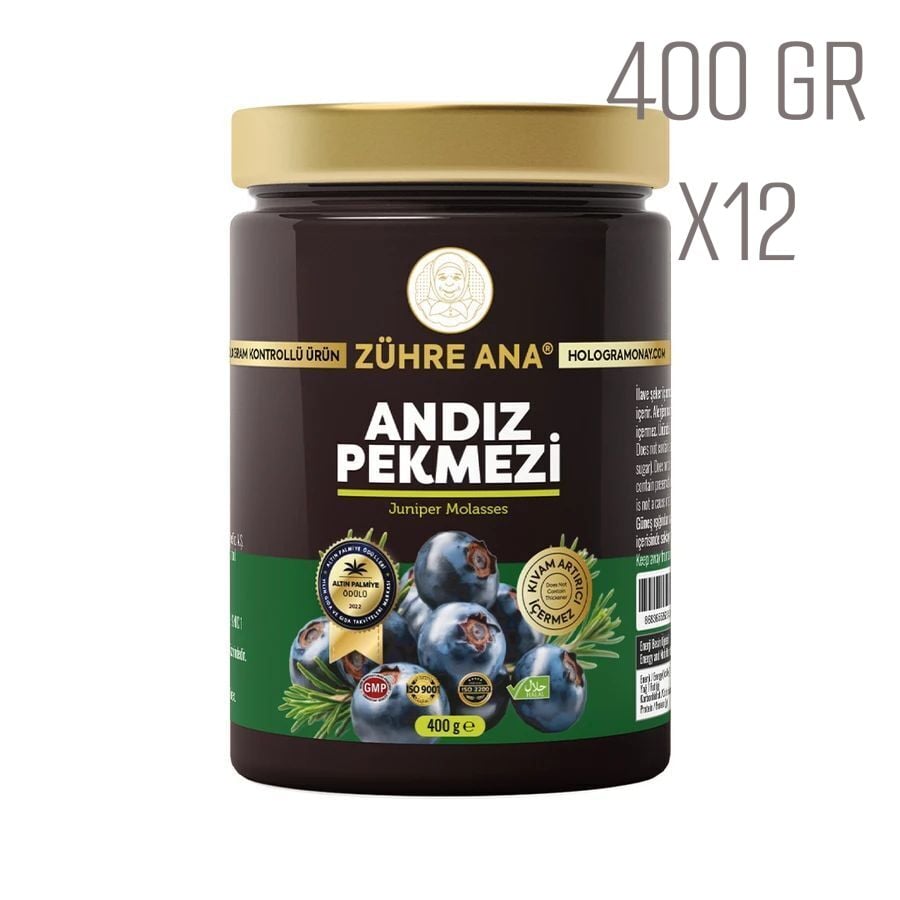 Toptan Zühre Ana Andız Pekmezi  Net Miktar: 400gr 12Adet
