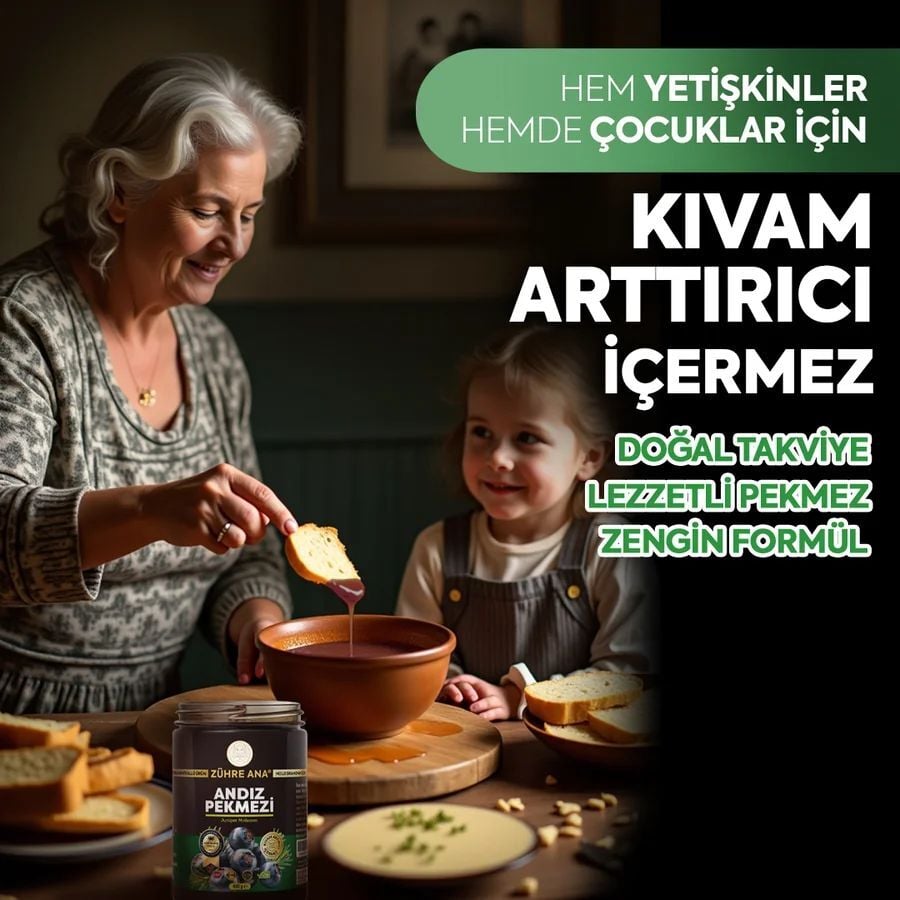 Toptan Zühre Ana Andız Pekmezi  Net Miktar: 400gr 1 Adet