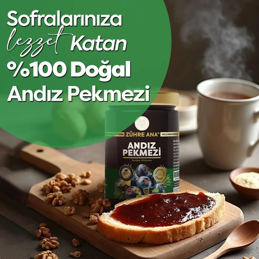 Toptan Zühre Ana Andız Pekmezi  Net Miktar: 400gr 1 Adet