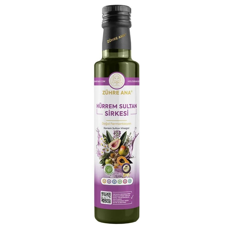 Toptan Zühre Ana Hürrem Sultan Sirkesi Doğal Fermantasyon 12 Adet