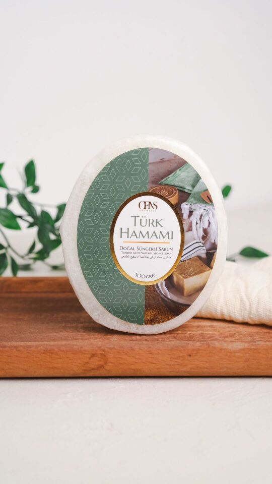 TÜRK HAMAMI SÜNGERLİ SABUN 100GR
