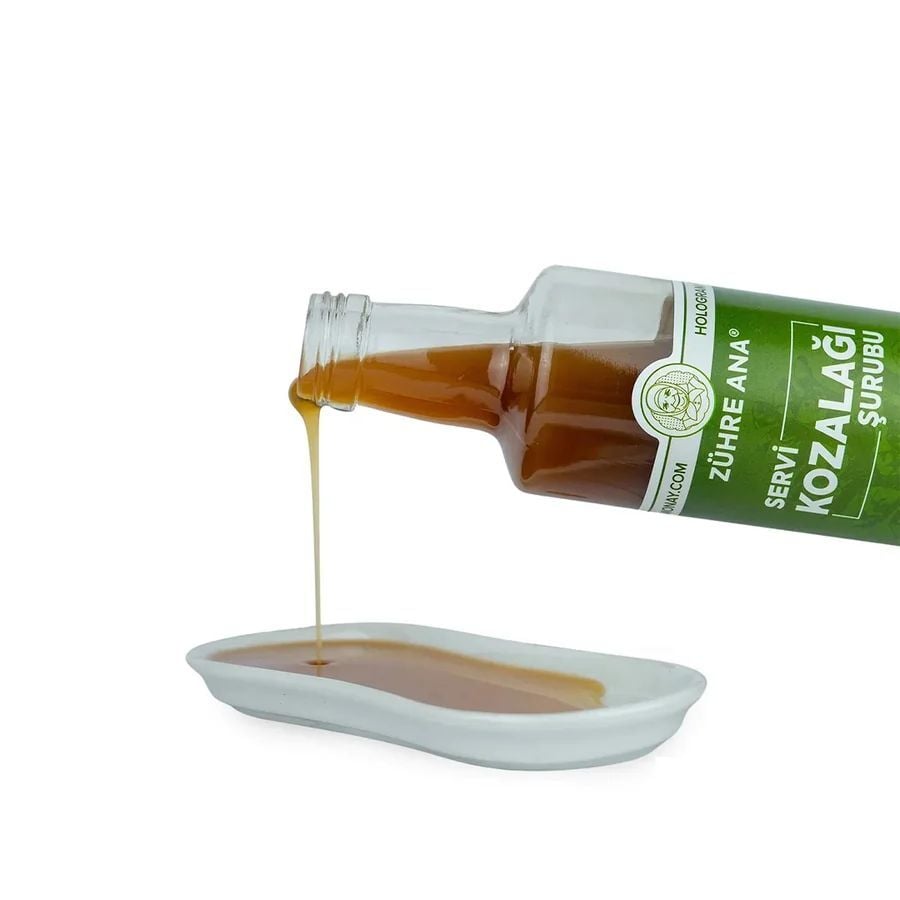 Zühre Ana Servi Kozalağı Şurubu  Net Miktar: 500ml 16Adet