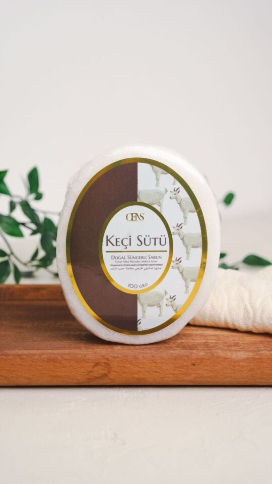 KEÇİ SÜTÜ  SÜNGERLİ SABUN 100GR