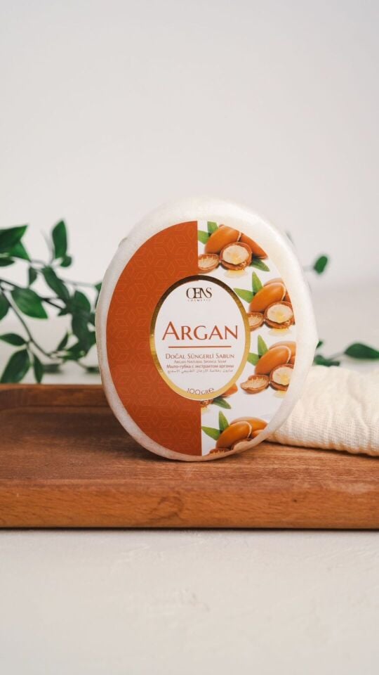 ARGAN  SÜNGERLİ SABUN 100GR