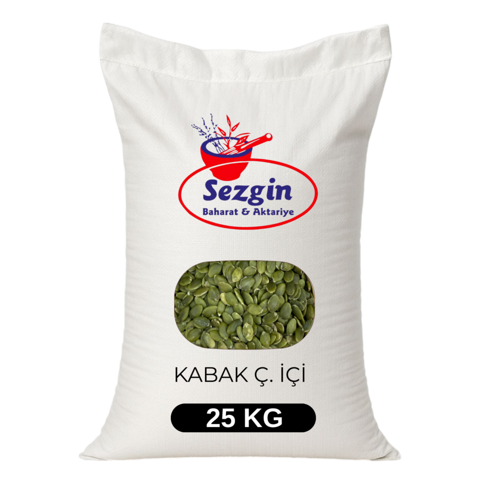 Sezgin Baharat Toptan Kabak Çekirdeği 25 KG