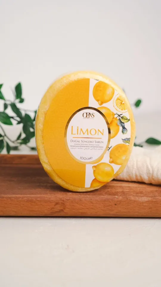 LİMON  SÜNGERLİ SABUN 100GR