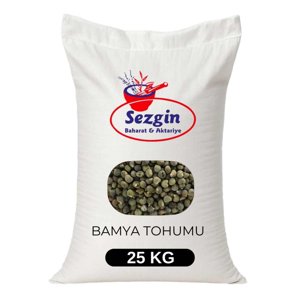 Sezgin Baharat Toptan Bamya Tohumu 25 KG