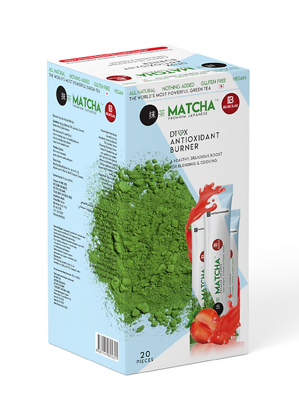 Çilek Aromalı Matcha Çayı X50