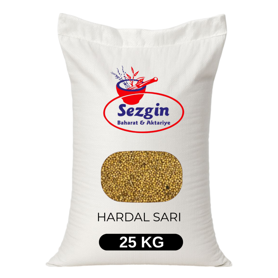 Sezgin Baharat Toptan Sarı Hardal Tohumu 25 KG