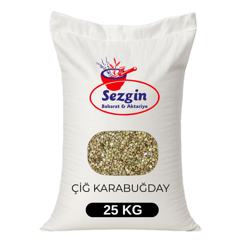 Sezgin Baharat Toptan Karabuğday Çiğ 25 KG