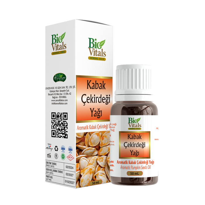 Bio Vitals Kabak Çekirdeği Yağı 50 ml X12