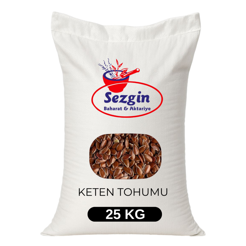 Sezgin Baharat Toptan Keten Tohumu 25KG
