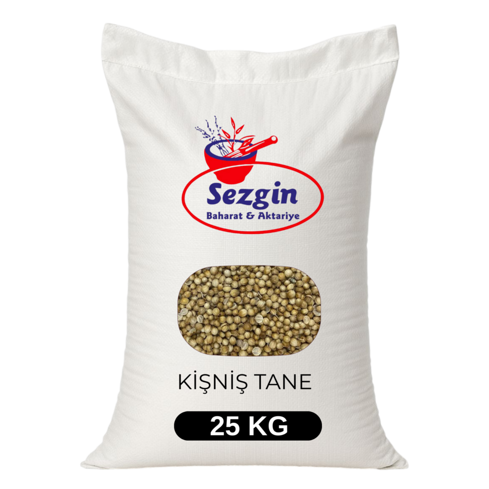 Sezgin Baharat Toptan Tane Kişniş 25 KG