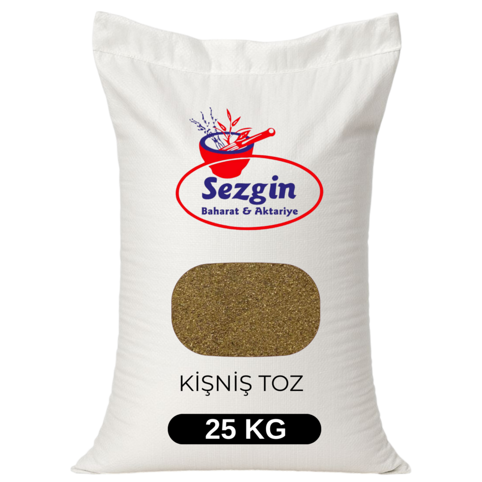 Sezgin Baharat Toptan Toz Kişniş 25 KG