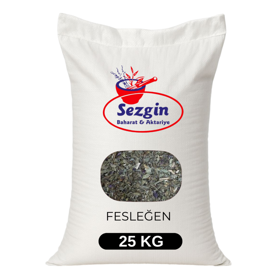 Sezgin Baharat Toptan Kuru Fesleğen 25 KG