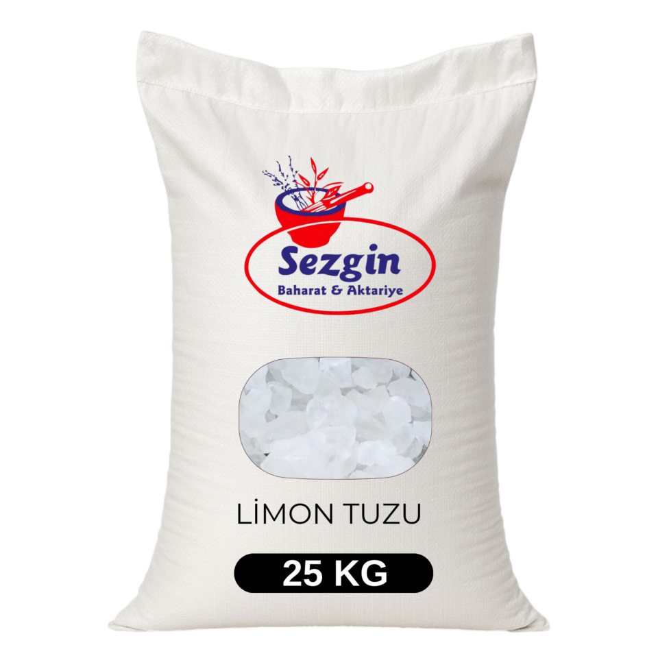 Sezgin Baharat Toptan Limon Tuzu Tane 25 KG