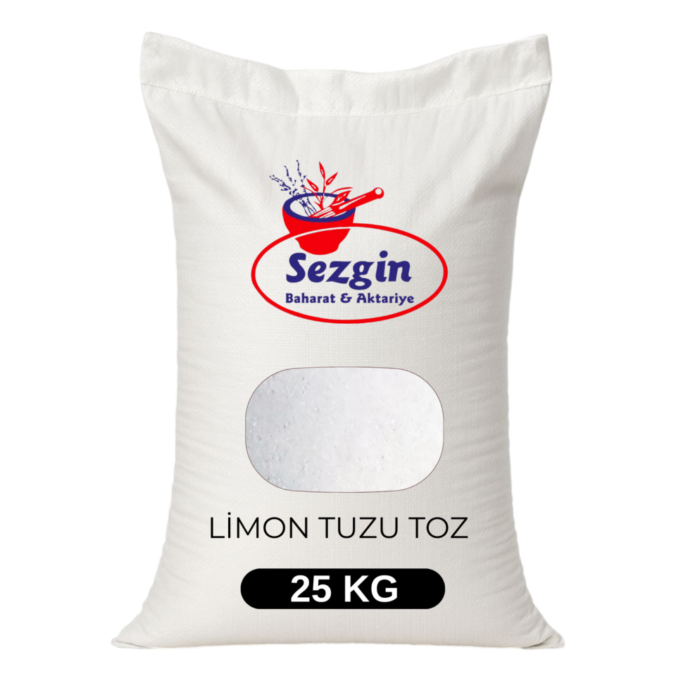Sezgin Baharat Toptan Limon Tuzu TOZ 25 KG
