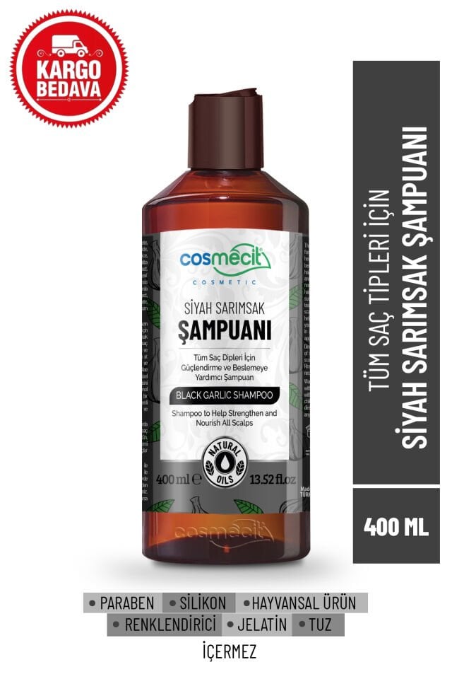 Siyah Sarımsak Şampuanı 400 ML