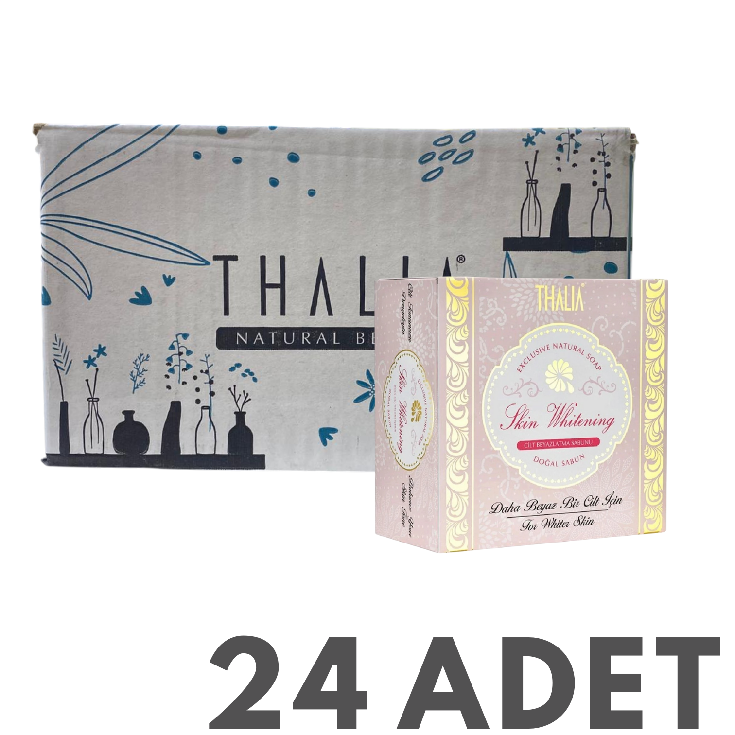 Thalia Cilt Tonu Dengeleyici Doğal Katı Sabun - 150 gr 24 Adet