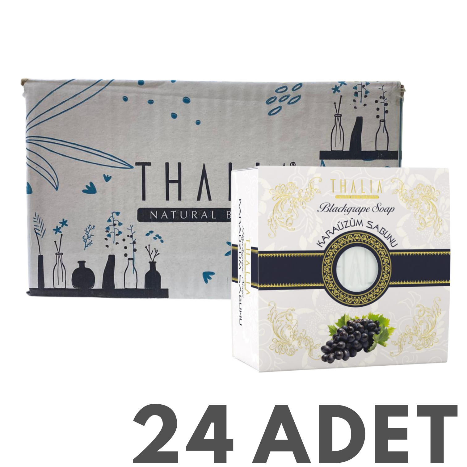 Thalia Böğürtlen Sabunu 150 gr 24 Adet