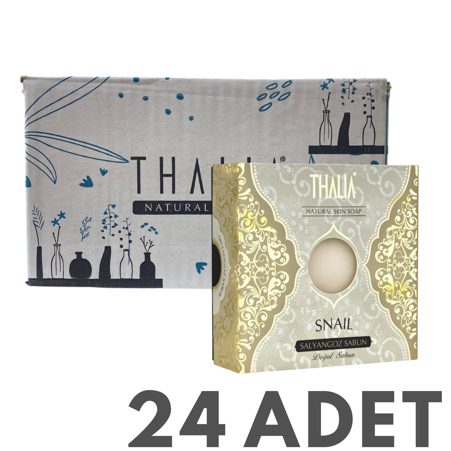 Thalia Salyangoz Sabunu 125 gr 24 Adet