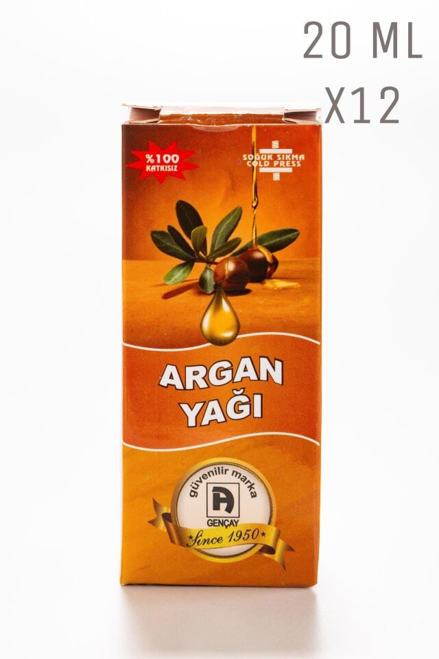 Argan Yağı 20 ml X12 Adet