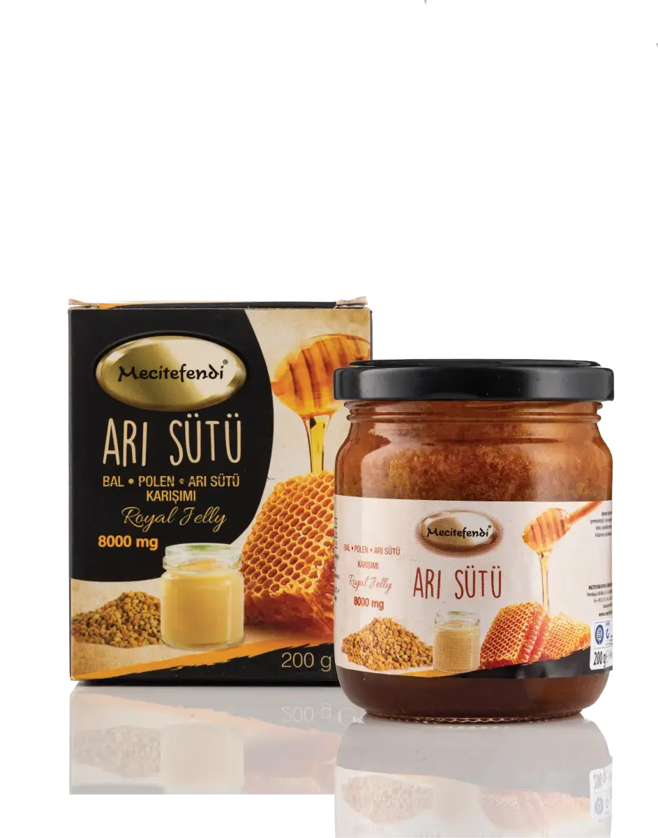 Mecitefendi Arısütü, Bal, Polenlı Macun (8000 Mg) 1Adet