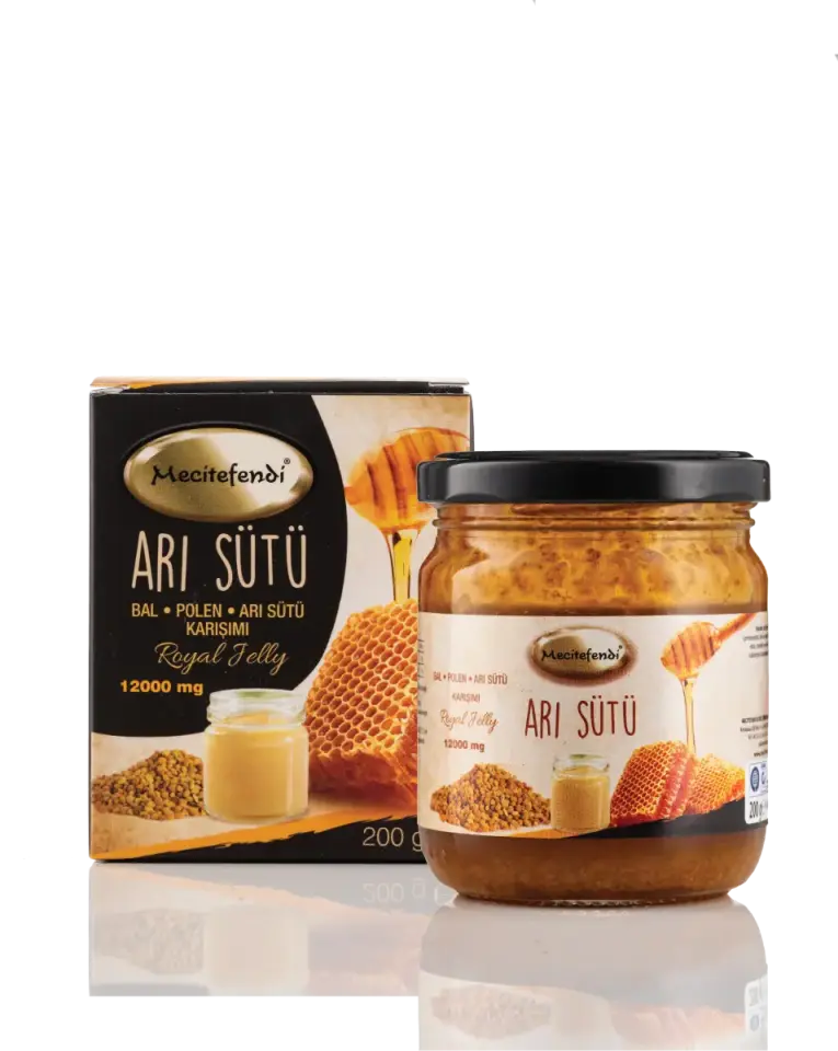 Mecitefendi Arısütü, Bal, Polenlı Macun (12000 Mg) 1Adet