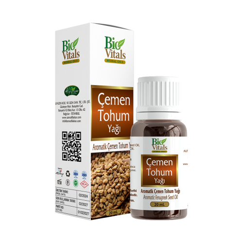 Bio Vitals Çemen Tohumu Yağı 20 ml X12