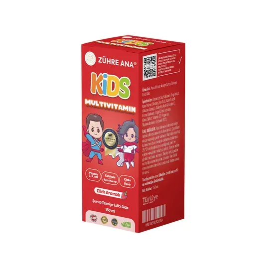 Kids Multivitamin Çilekli Şurup 150 ML