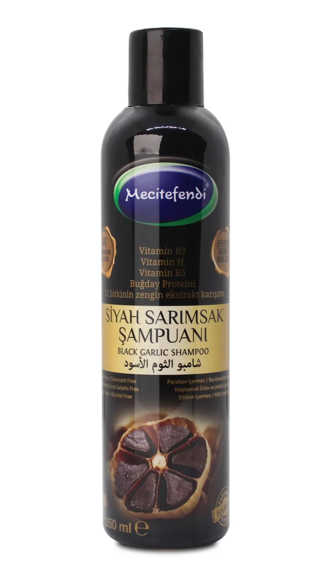 MECİTEFENDİ SİYAH SARIMSAK ŞAMPUANI 250 ML