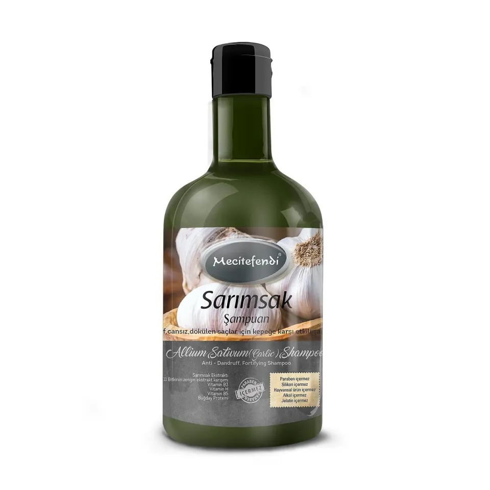 SARIMSAK ŞAMPUAN 400 ML SAÇ DÖKÜLMESİNE VE KEPEĞE KARŞI BİTKİ ÖZLÜ ŞAMPUAN