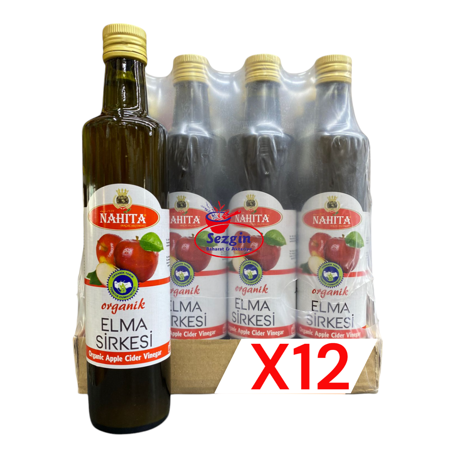 NAHİTA ELMA SİRKESİ 500 MLX12