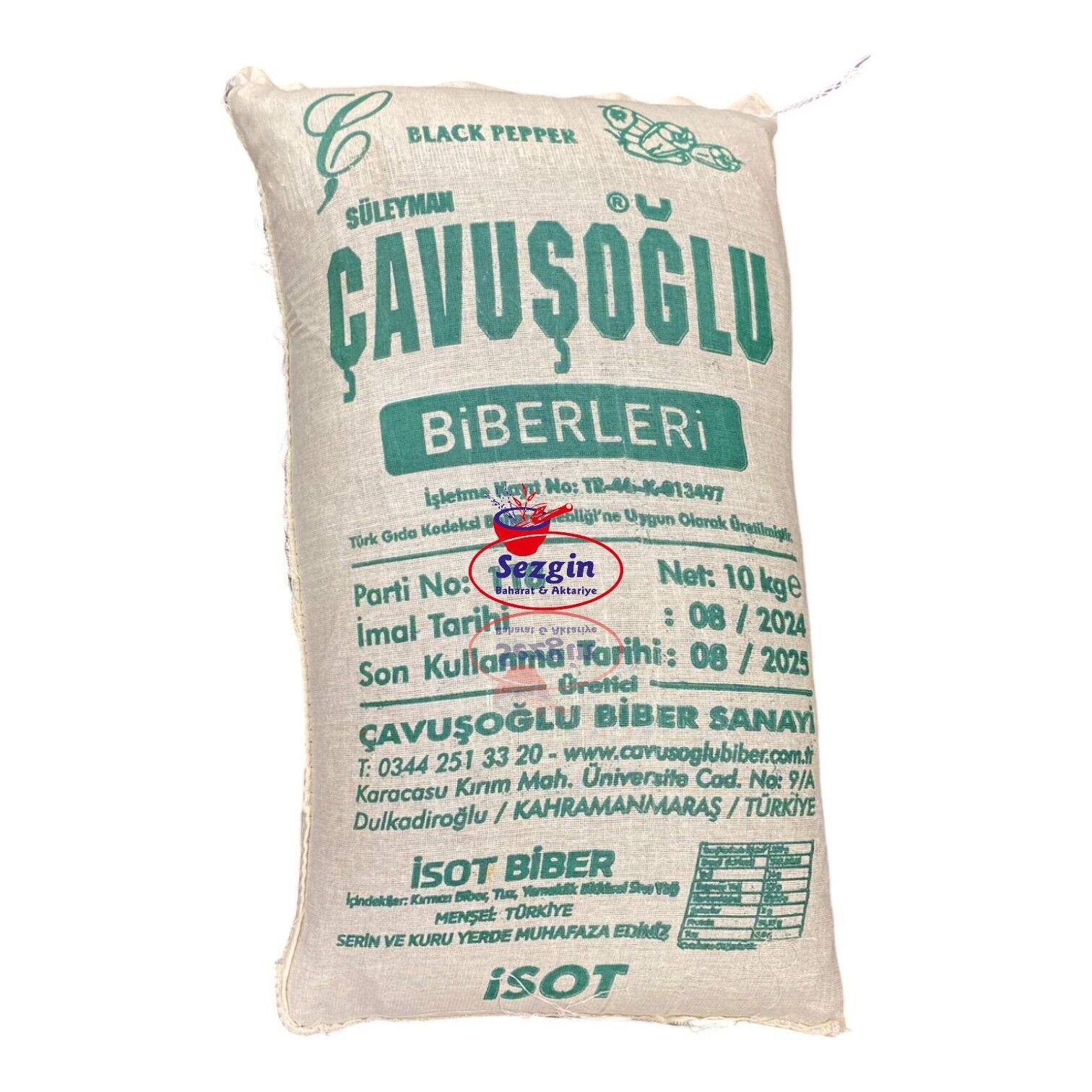 ÇAVUŞOĞLU  İSOT X10KG