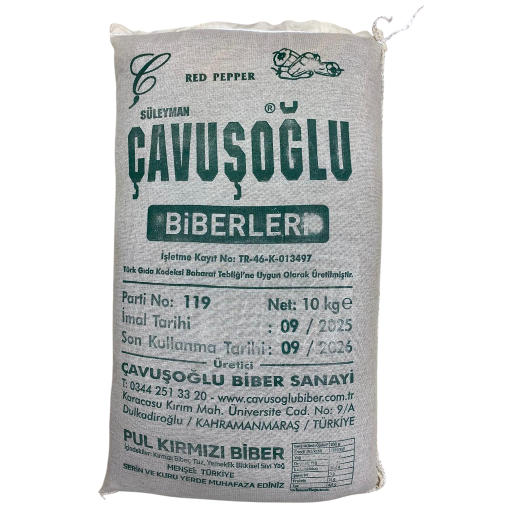 Çavuşoğlu Toptan Yağlı Biber 10 KG